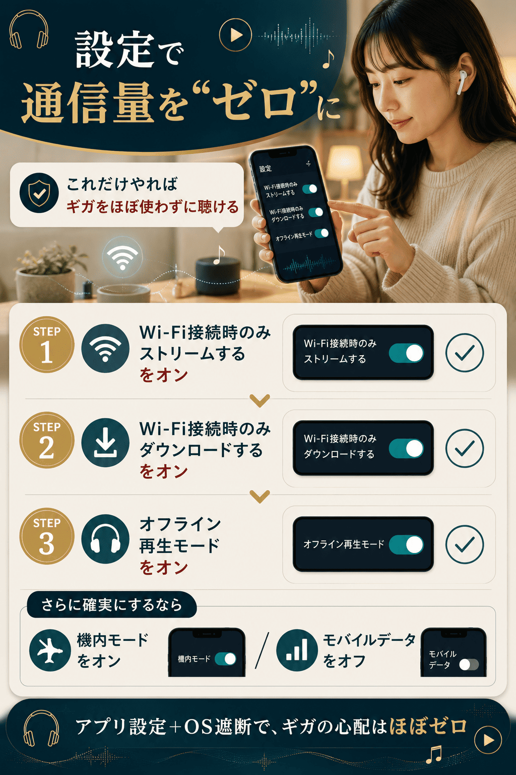 ギガ 減ら ない 音楽 アプリ